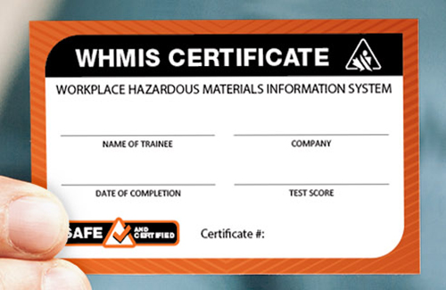 WHMIS free training and free test certification